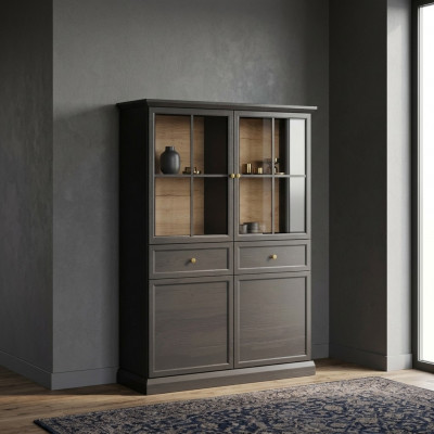 Buffet armadio w witrynie z 2 szufladami