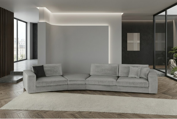 Nowoczesna sofa o prostym designie