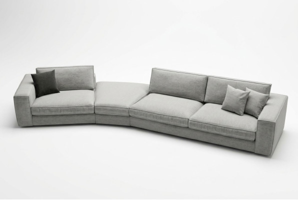 Nowoczesna sofa o prostym designie