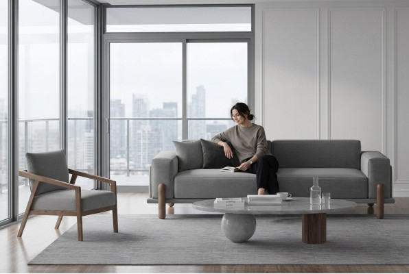 Sofa z fotelem Comfort, zawsze pod ręką