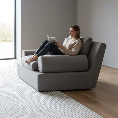 Fotel o nowoczesnym designie, ergonomii i miękkości w jednym