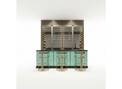 Barschrank Weinschrank Weinarchiv Weinmöbel Weinregal Flaschenregal