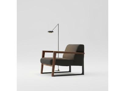 Fotel o nowoczesnym designie Model tapicerowany do przytulnego salonu