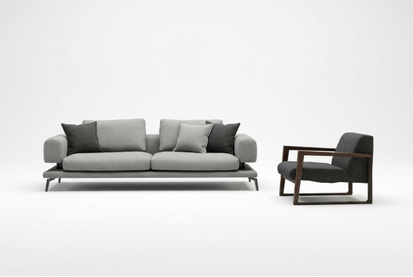 Sofa z fotelem do salonu technologia komfortu w każdym siedzeniu