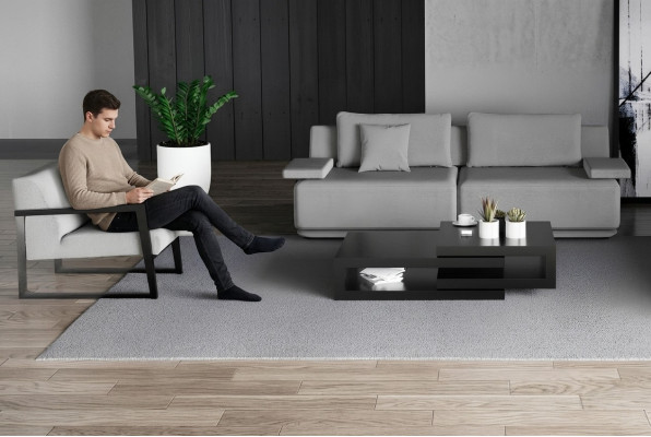Sofa z fotelem do salonu Elegancja w detalach
