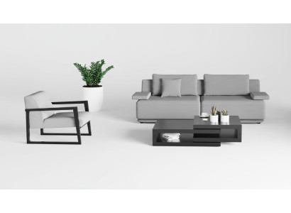 Sofa z fotelem do salonu Elegancja w detalach