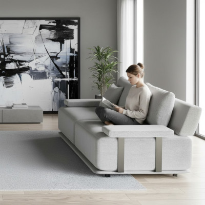 Sofa 3-osobowa do salonu Estetica z dbałością o szczegóły