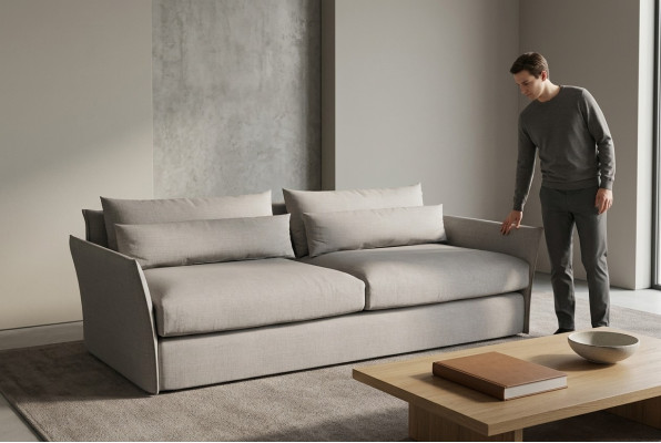 Nowoczesna, miękka sofa do salonu
