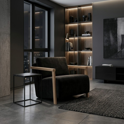 Fotel o eleganckim designie klasycznym nowoczesnym i wygodnym