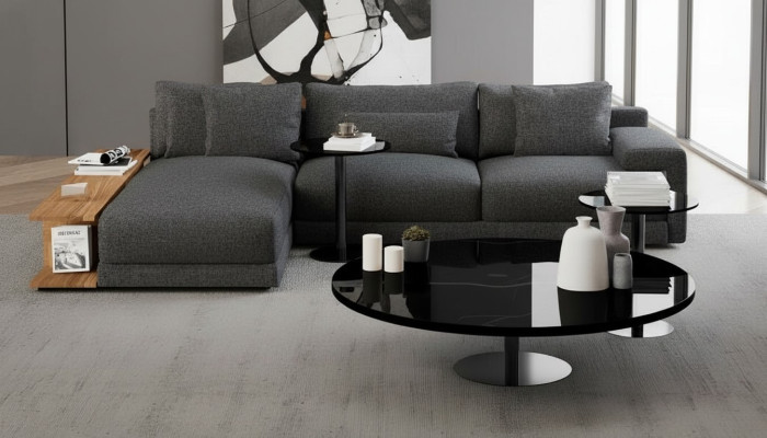 Sofa o eleganckim designie Prosta elegancja komfortu