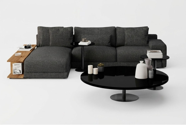 Sofa o eleganckim designie Prosta elegancja komfortu