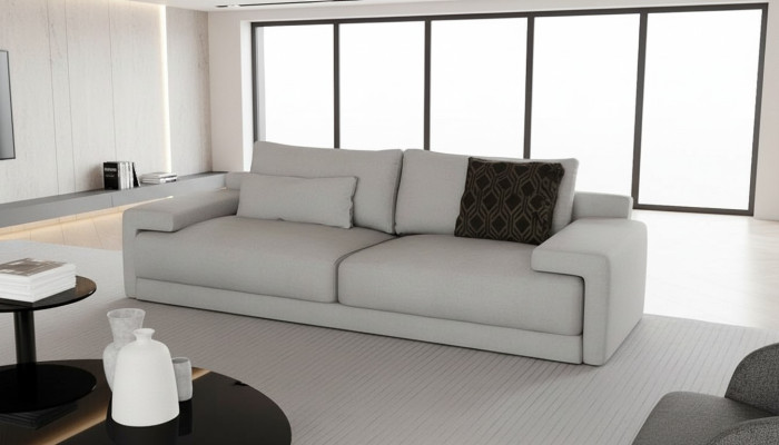Elegancka sofa o estetyce komfortu w każdym detalu
