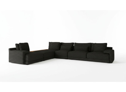 Elegancka narożna sofa tworzy atmosferę relaksu