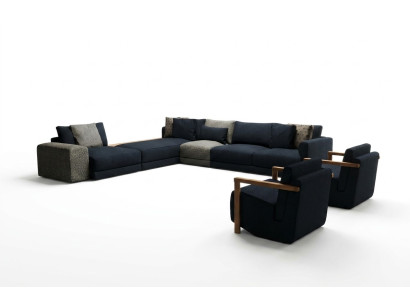 Elegancka narożna sofa z fotelem, spektakularna i jednocześnie wygodna