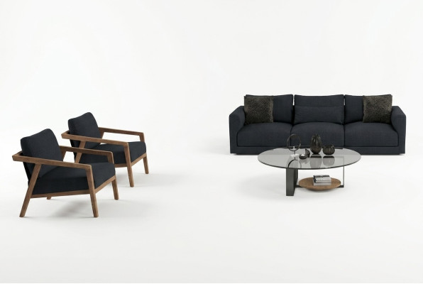Sofa 3-osobowa z fotelem L'estetica del comfort - każdego dnia