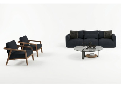 Sofa 3-osobowa z fotelem L'estetica del comfort - każdego dnia