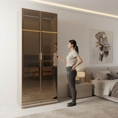 Modułowa szafa 83cm nowoczesny design do sypialni
