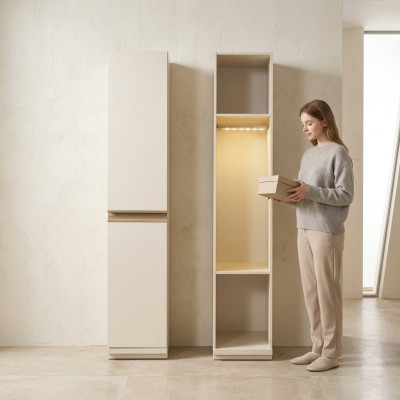 Modularna szafa garderobiana 41cm Praktyczny design do sypialni