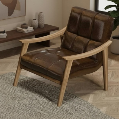 Fotel w eleganckim minimalistycznym stylu, maksymalny komfort