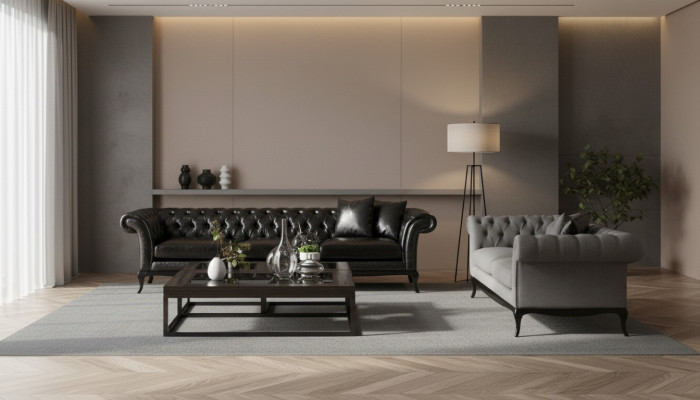 2x Sofa w nowoczesnym eleganckim designie do Twojego salonu