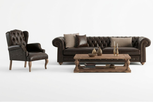 Sofa z fotelem do nowoczesnego salonu komfort bez przesady