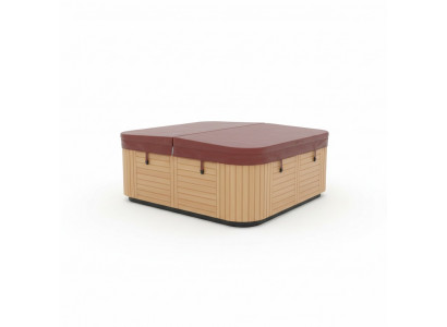 Abdeckhaube wetterfeste Isolierabdeckung für Outdoor-Whirlpool 200x200 cm