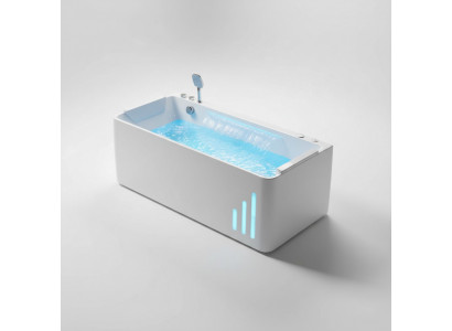 Badewanne Whirlpool Blubberbad Whirlwanne Hydromassagewanne Spa-Bad 170x80 cm