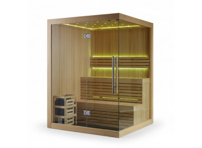 Dampfsauna Sauna Saunakabine Heimsauna Massivholzsauna Designsauna 200x150 cm