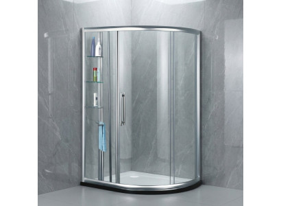 Duschraum Dusche Duschkabine Eckdusche Duschtür Duschabtrennung 100x90 cm