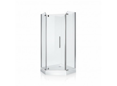 Dusche Eckdusche Duschtür Schiebetür Duschabteil Duschraum 100x100 cm