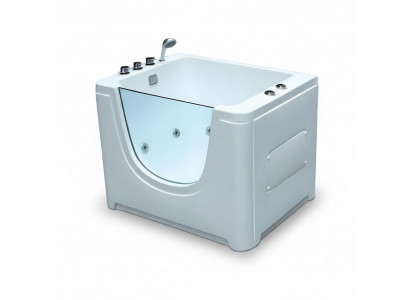 Babywanne Babywhirlpool Babywaschwanne Babyspa-Wanne Kinderbadewanne 110x85 cm