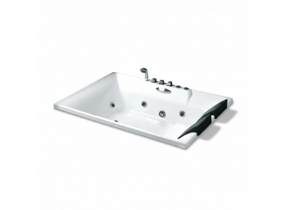 Spa-Bad Whirlwanne Whirlpool Blubberbad Badewanne Sprudelbad 183x123 cm