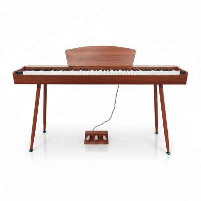 Cyfrowe pianino Pianino domowe Klawiatura cyfrowa 135cm czerwony wiśniowy