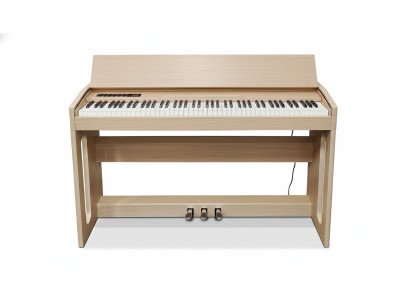 Cyfrowe pianino fortepianowe do domu Klawiatura cyfrowa 130cm Jasnobrązowy