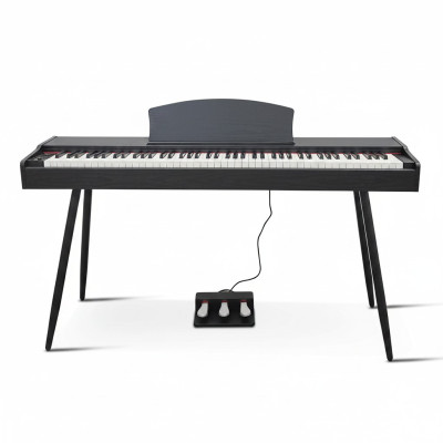 Cyfrowe pianino stage w kolorze brązowym do domu