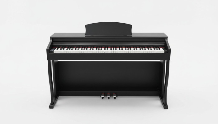 Czarny cyfrowy fortepian stage fortepiano błyszczące fortepian do domu