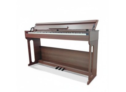 Cyfrowe pianino do domu 137cm Brązowe