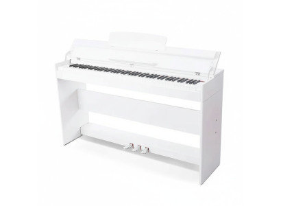 Cyfrowe pianino fortepianowe do domu Klawiatura cyfrowa 137cm Biała