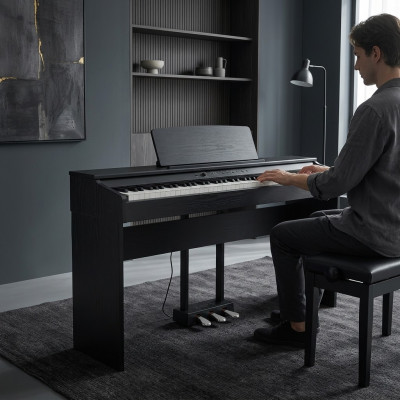 Cyfrowe pianino do domu 137cm Czarne