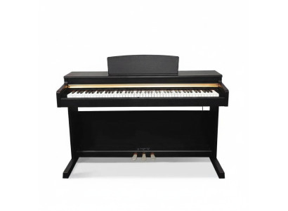 Cyfrowe pianino do domu Klawiatura cyfrowa 137cm Czarne