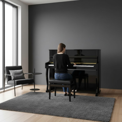 Cyfrowe pianino do domu 137cm Czarne