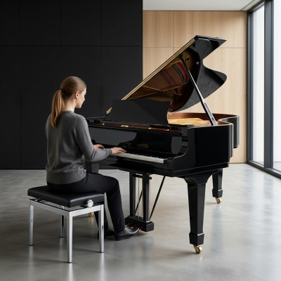 Cyfrowe pianino czarne
