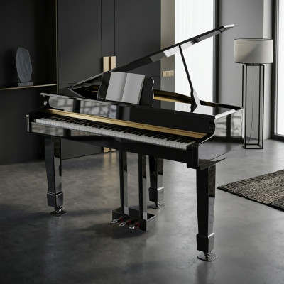 Cyfrowe pianino czarne