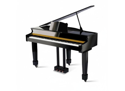 Cyfrowe pianino czarne