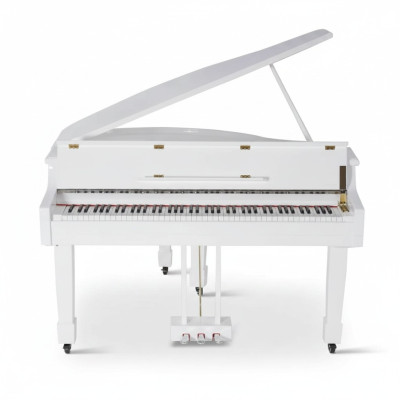 Cyfrowe pianino fortepianowe białe