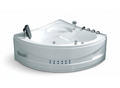 Spa-Bad Whirlwanne Whirlpool Blubberbad Hydromassagewanne Sprudelbad 135x135 cm