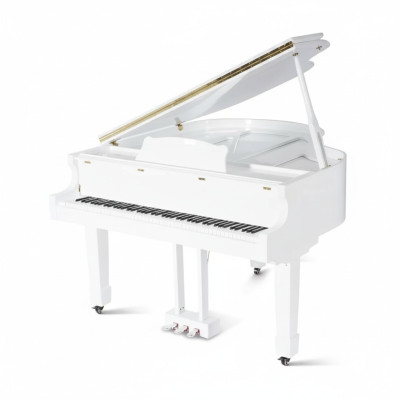 Cyfrowe pianino fortepianowe w połysku czarnym