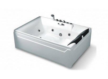 Badewanne Whirlpool Blubberbad Hydromassagewanne Spa-Bad Whirlwanne 183x123  cm
