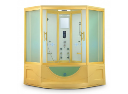 Dampfdusche Wellnessdusche Duschkabine Duschraum Massageduschkabine 165x165 cm