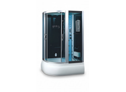 Eckdusche Duschraum Dusche Duschkabine Wellnessdusche Glaskabine 120x85 cm